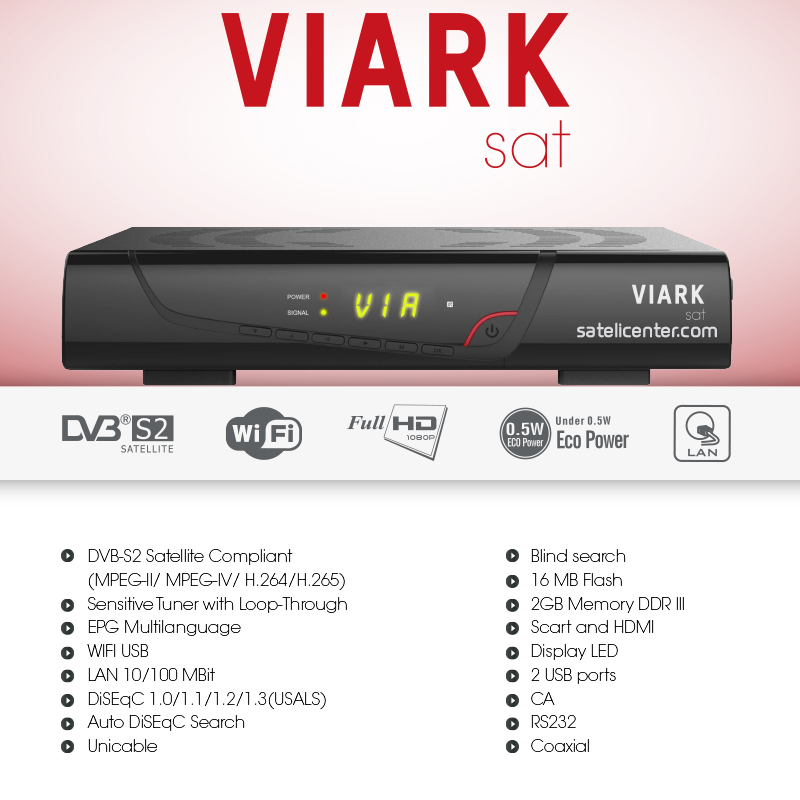 Receptor Satelite Viark Sat