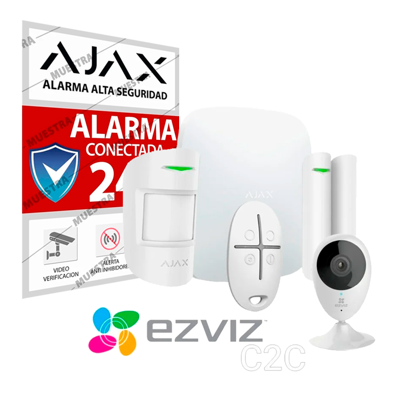 kit se alarma ajax inhalambrico