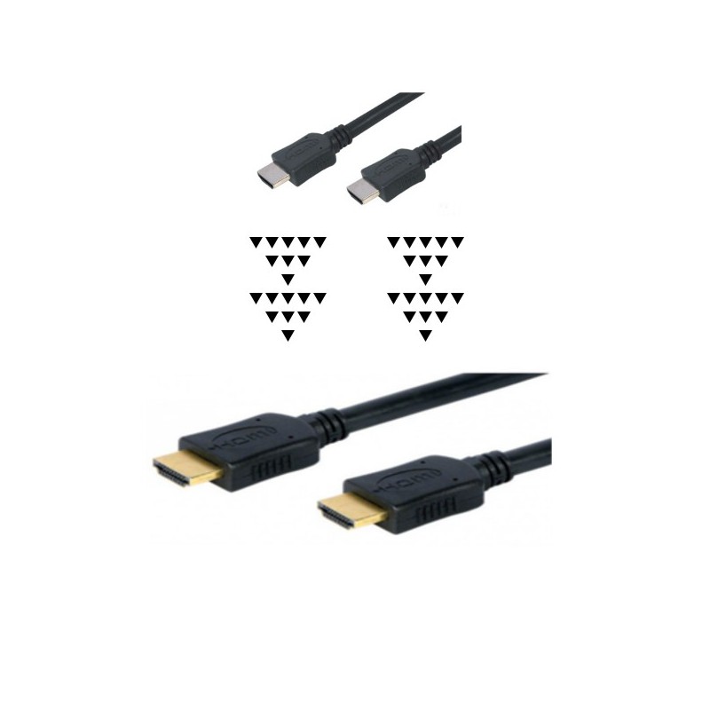 Cambio HDMI Regalo a HDMI Conect. Dorados